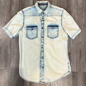Calvin Klein - Short-Sleeve Jean Shirt